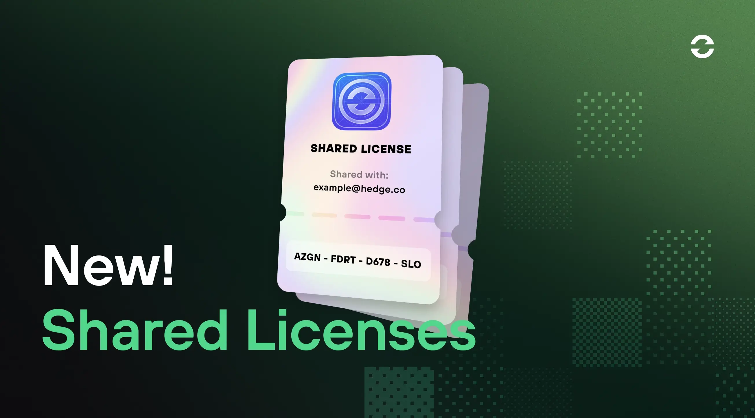 Shared Licenses